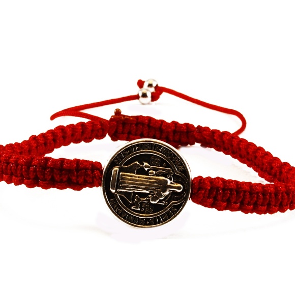 Saint Benedict Red Bracelet - Picture 1 of 4